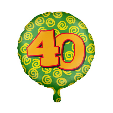 40 jaar Folieballon - Happy
