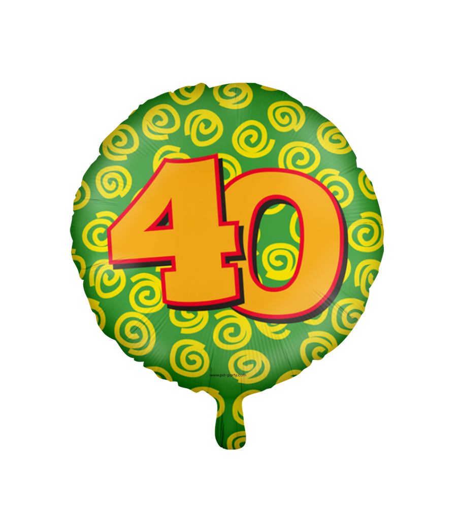 40 jaar Folieballon - Happy