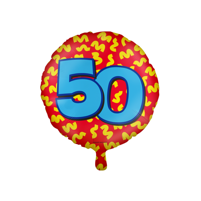 50 jaar Folieballon - Happy