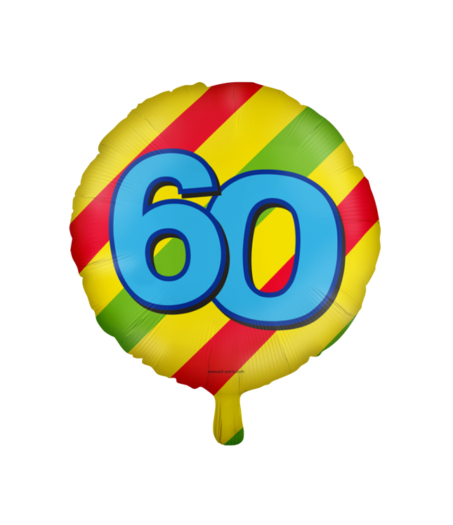 60 jaar Folieballon - Happy