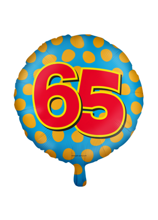 65 Jahre Folienballon - Happy