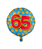 65 jaar Folieballon - Happy