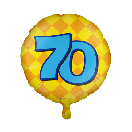 70 jaar Folieballon - Happy