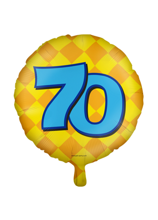 70 Jahre Folienballon - Happy