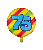 75 jaar Folieballon - Happy