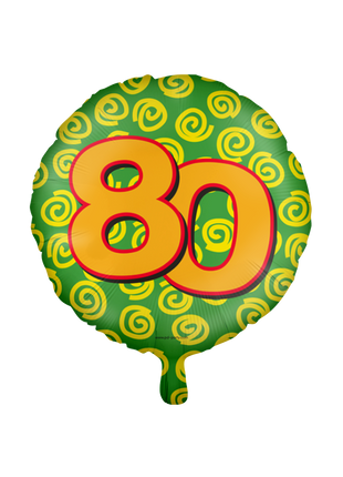 80 Jahre Folienballon - Happy