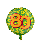 80 jaar Folieballon - Happy