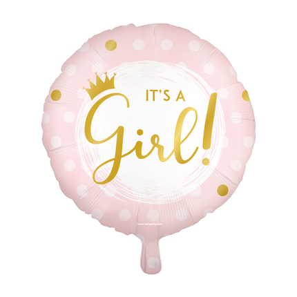 It's a girl! Folieballon - 45 cm - Happy
