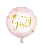 It's a girl! Folieballon - 45 cm - Happy