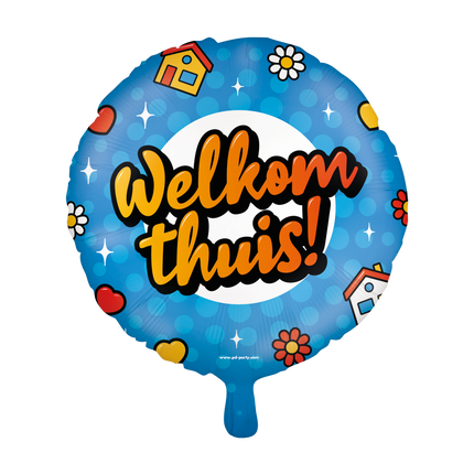 Welkom thuis Folieballon - 45 cm