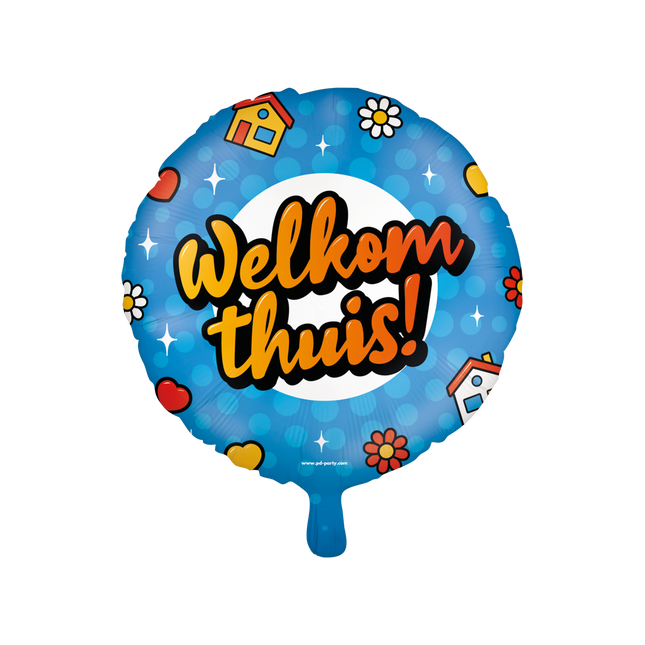 Welkom thuis Folieballon - 45 cm