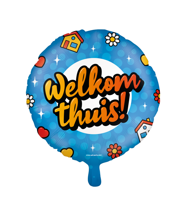Welkom thuis Folieballon - 45 cm