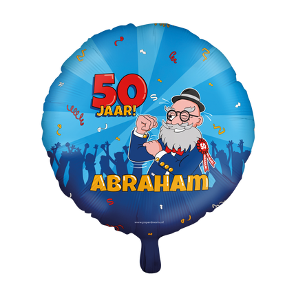 Abraham cartoon - Folieballon - 45 cm