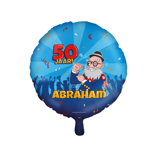 Abraham cartoon - Folieballon - 45 cm