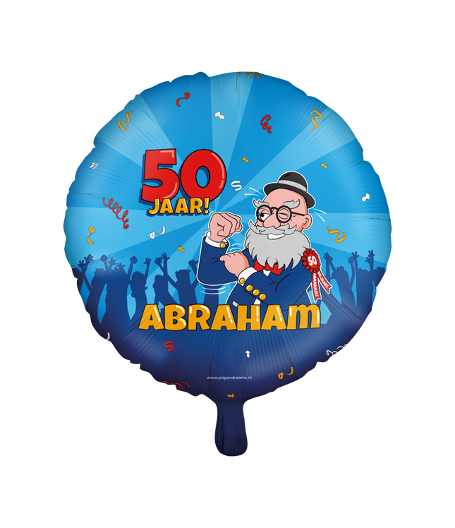 Abraham cartoon - Folieballon - 45 cm