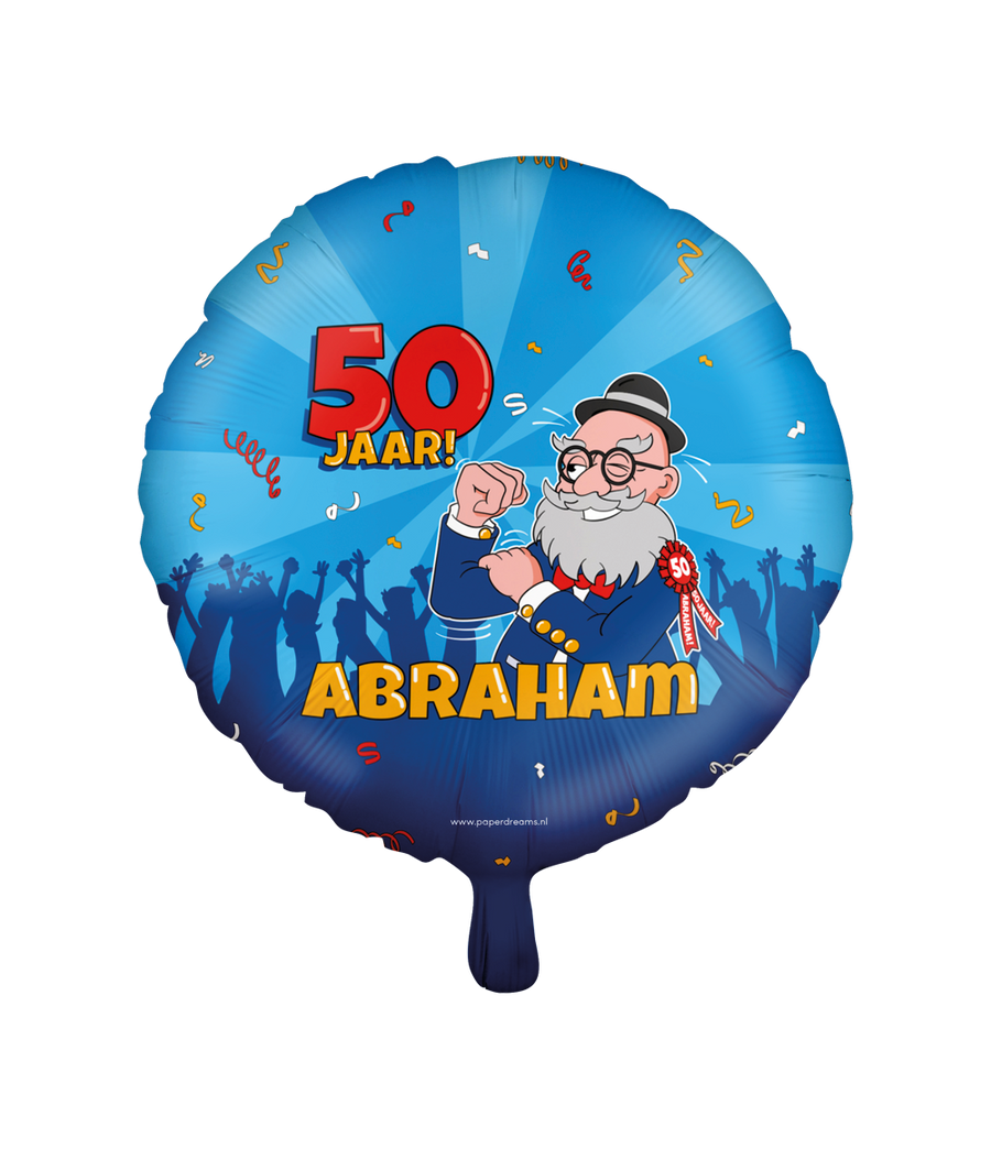 Abraham cartoon - Folieballon - 45 cm