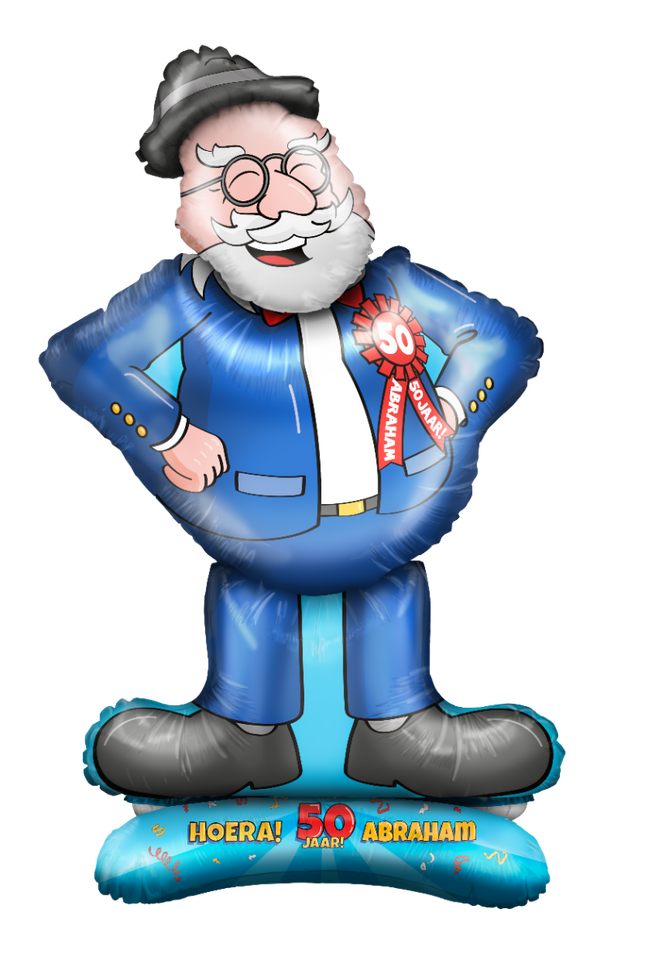 Folieballon Abraham pop - 90 cm