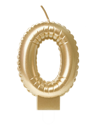 Candle - 10 cm - gold