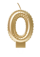 Kaars - 10 cm - goud