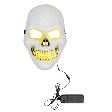 LED masker killer skelet - Halloween