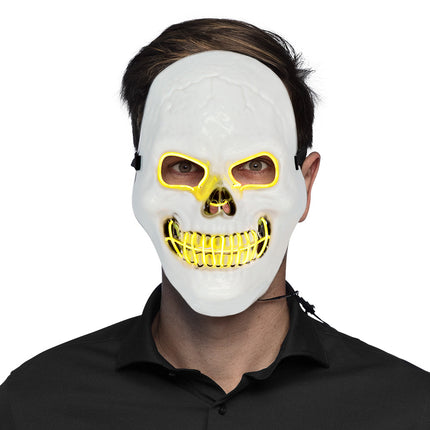 LED masker killer skelet - Halloween