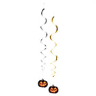 Halloween - Swirl slinger Creepy Pumpkin - 2 stuks - 85 cm
