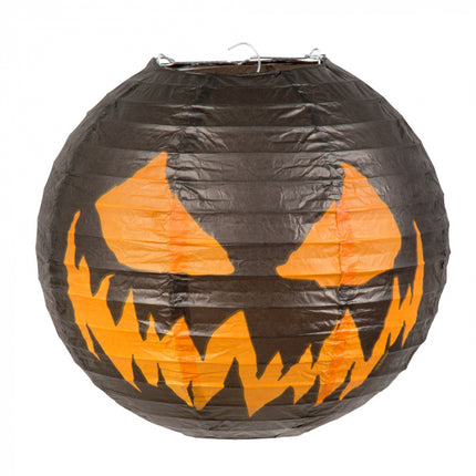 Halloween - Papieren lampion Creepy Pumpkin - 25 cm