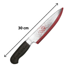 Halloween Slasher Mes met Bloed – 30 cm