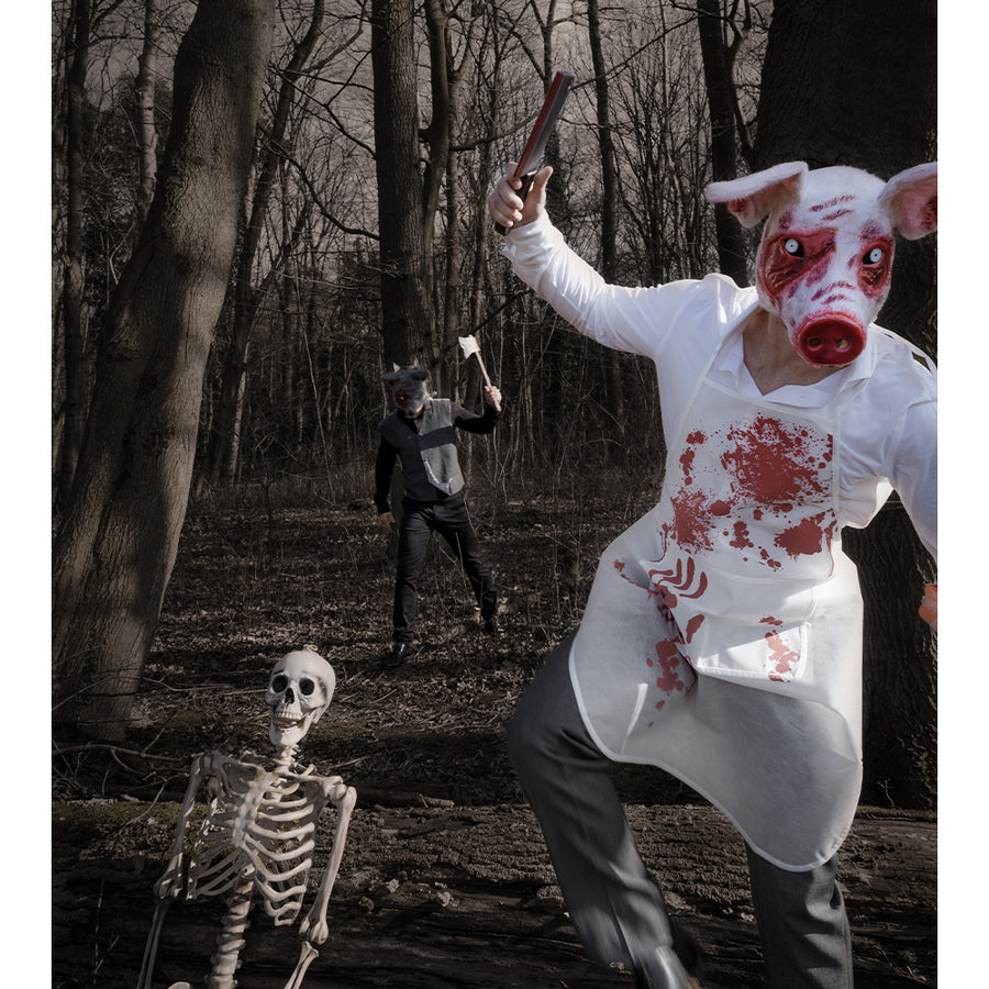 Halloween Bloody Butcher Mes met Bloed – 29 cm