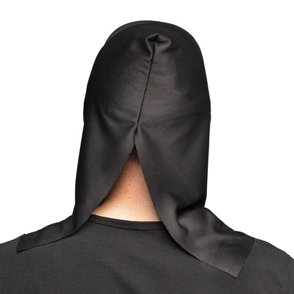 Halloween Masker Schedel parelmoer met kap