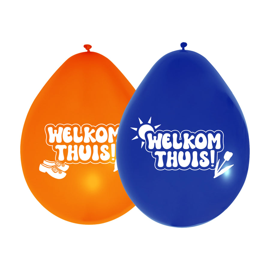 Welkom thuis ballonnen - 8 stuks