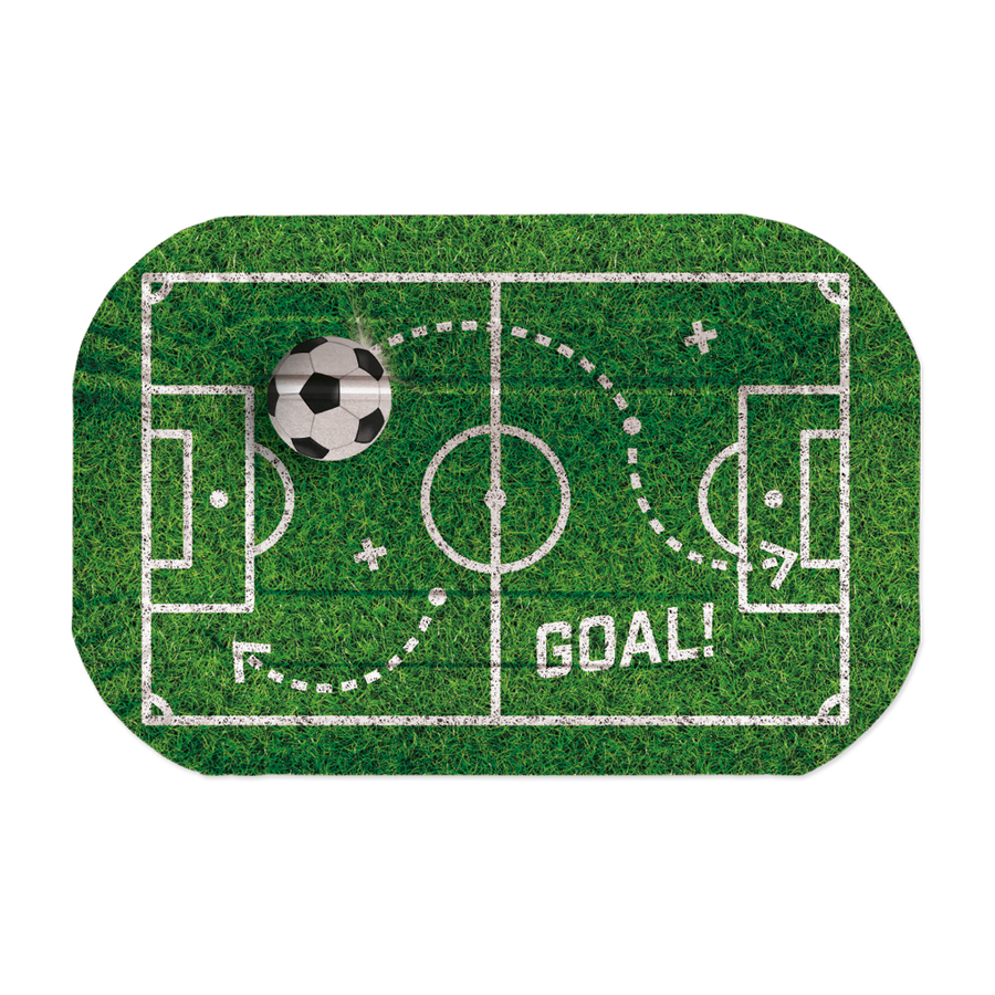 Voetbal serveerschaal - 2 stuks