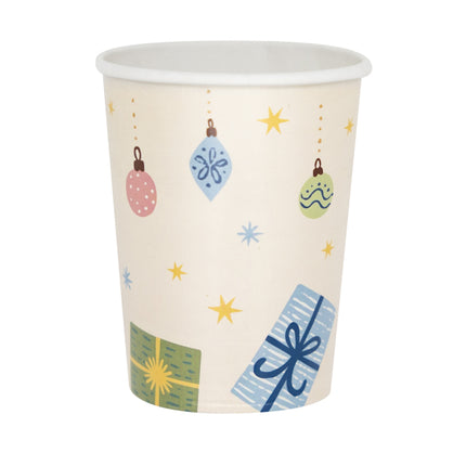 Christmas cups - 8 pieces - 150 ml - Winter Woodland