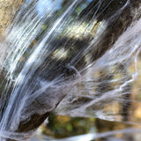Halloween Spinnenweb met 25 Spinnen - Wit Spinrag 500g