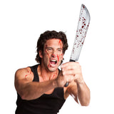 Horror Machete met Bloed – 53 cm – Halloween Plastic Nepwapen
