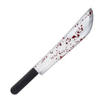 Horror Machete met Bloed – 53 cm – Halloween Plastic Nepwapen