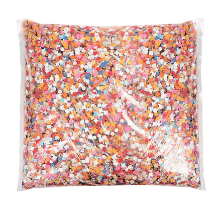 Zak confetti - gekleurd - 1 kg