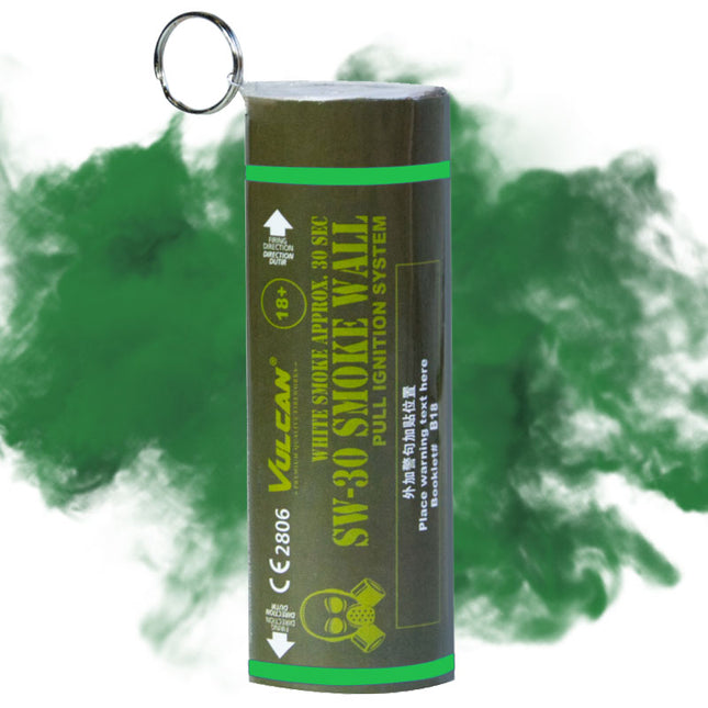 Rookfakkel Groen - Rookpot tweezijdig