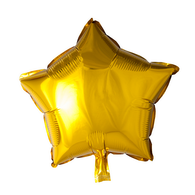 Ster Folieballon - 46 cm - goud