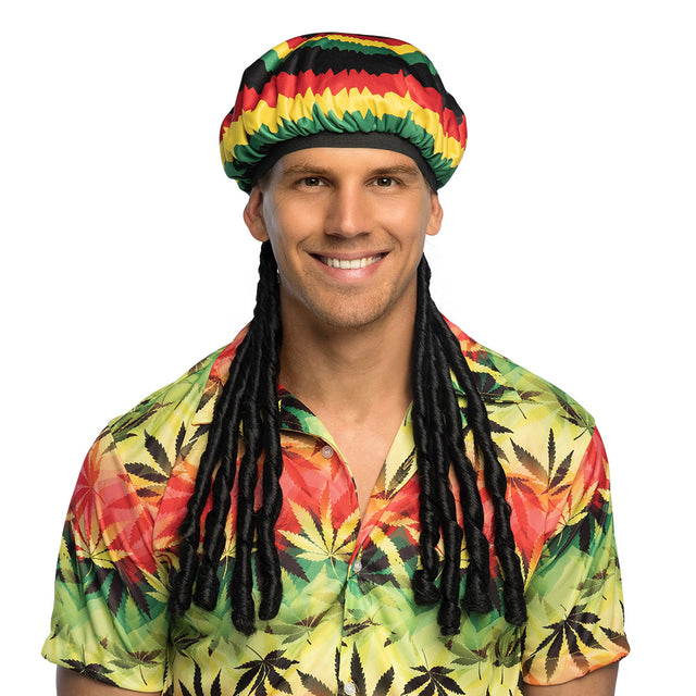 Rasta muts met dreadlocks