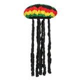Rasta muts met dreadlocks