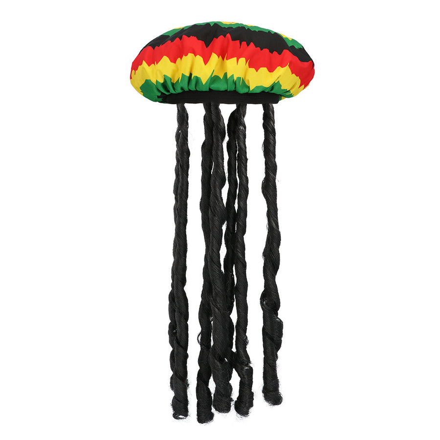 Rasta muts met dreadlocks