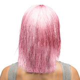 Pruik Crazy - roze
