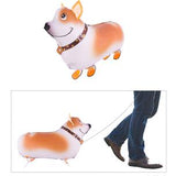 Wandelend hondje Folieballon - 59 x 40 cm