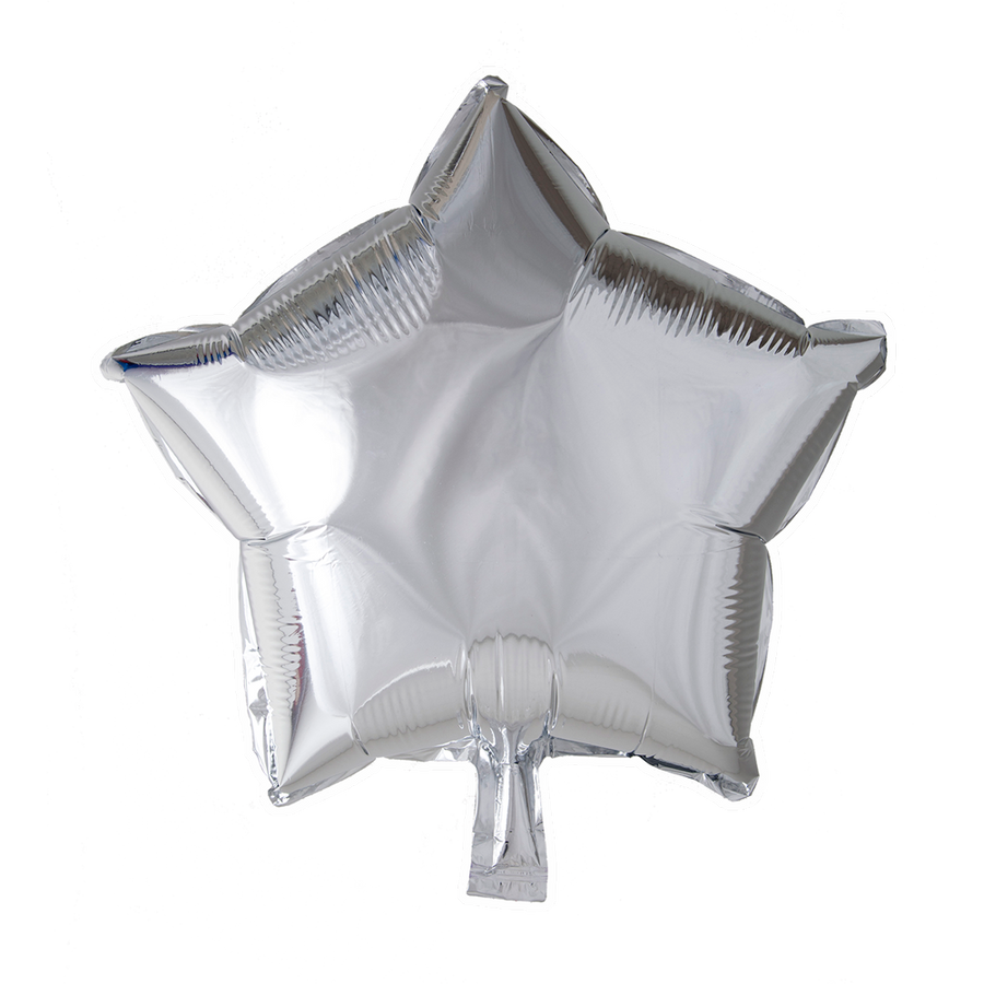 Ster Folieballon - 46 cm - zilver