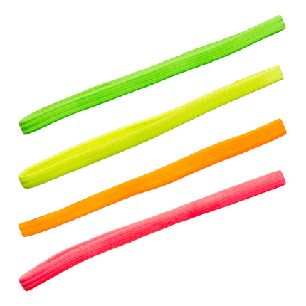 Elastieke haarbandjes - 4 neon kleuren
