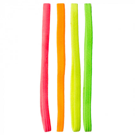Elastieke haarbandjes - 4 neon kleuren