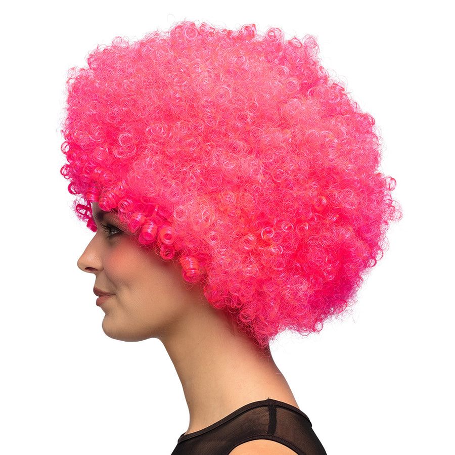 Pruik Groove - roze