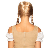 Pruik Heidi met vlechten