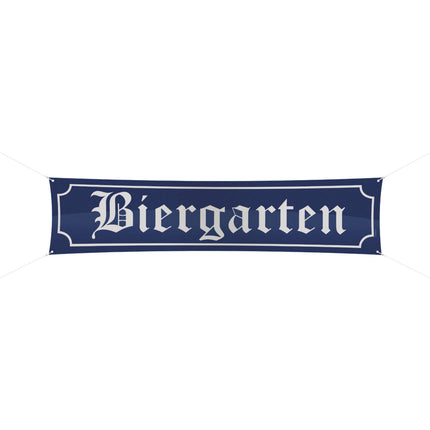 Biergarten spandoek - 180 x 40 cm